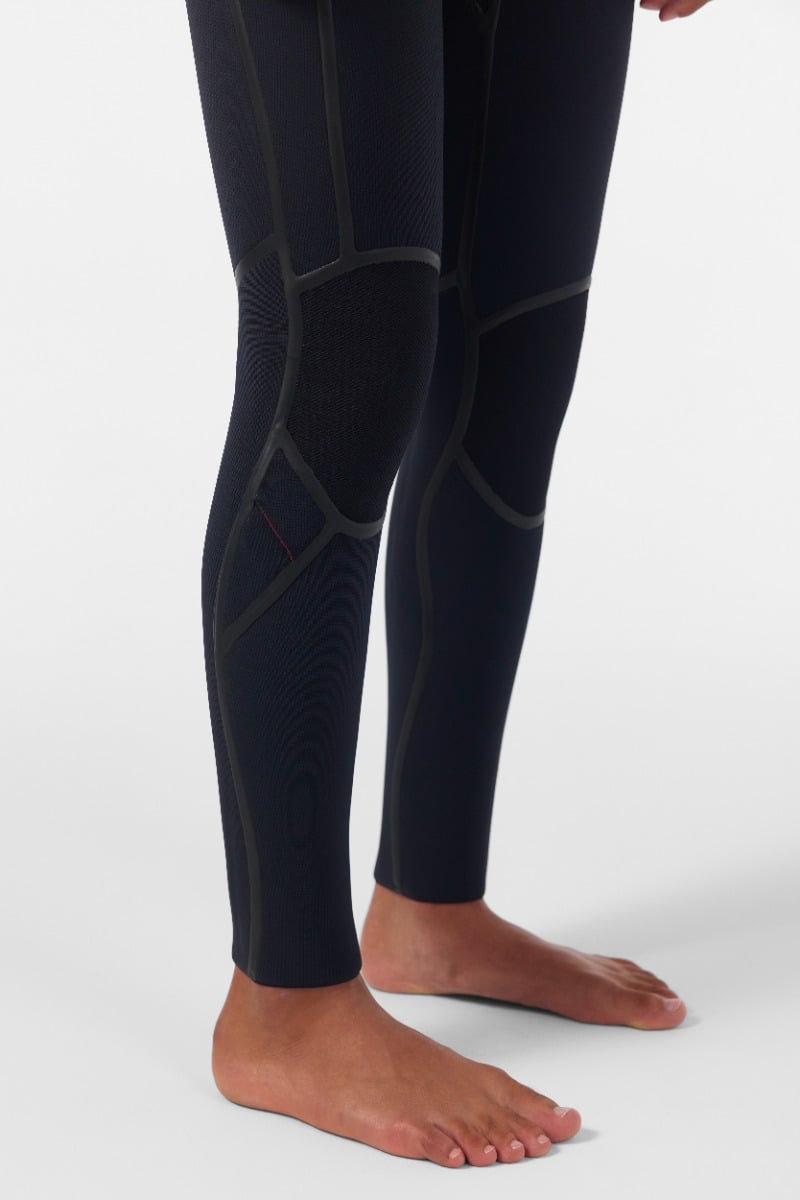 O'Neill Womens Hyperfreak Fire 4/3+mm Chest Zip Wetsuit 2026 - Black