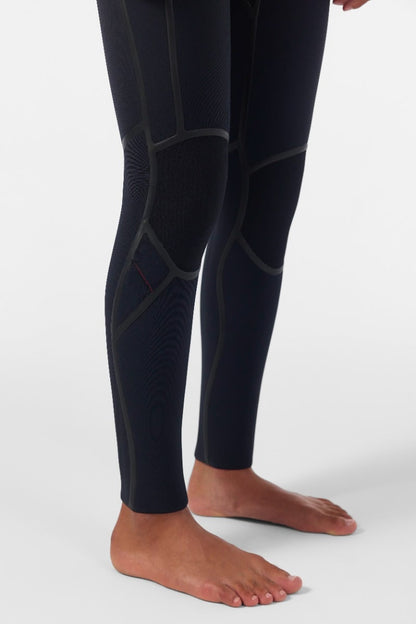 O'Neill Womens Hyperfreak Fire 4/3+mm Chest Zip Wetsuit 2026 - Black