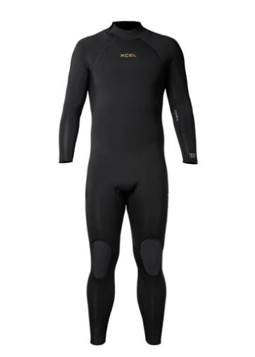 Xcel Comp 4/3mm Mens Back Zip Wetsuit - Black