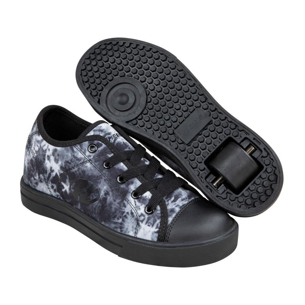 Heelys Classic Unisex Wheeled Trainers in Black/Grey