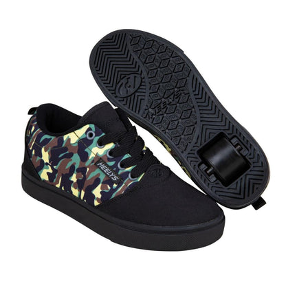 Heelys Pro 20 Canvas Trainers in Black/Camo Nylon