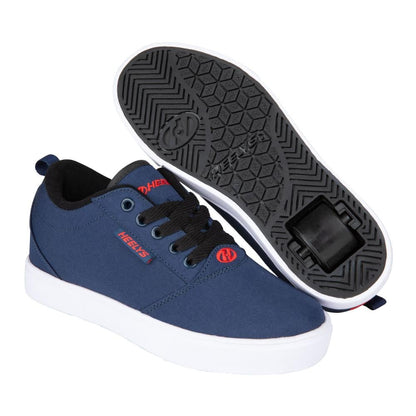 Heelys Pro 20 Canvas Trainers in Navy/Red/Black