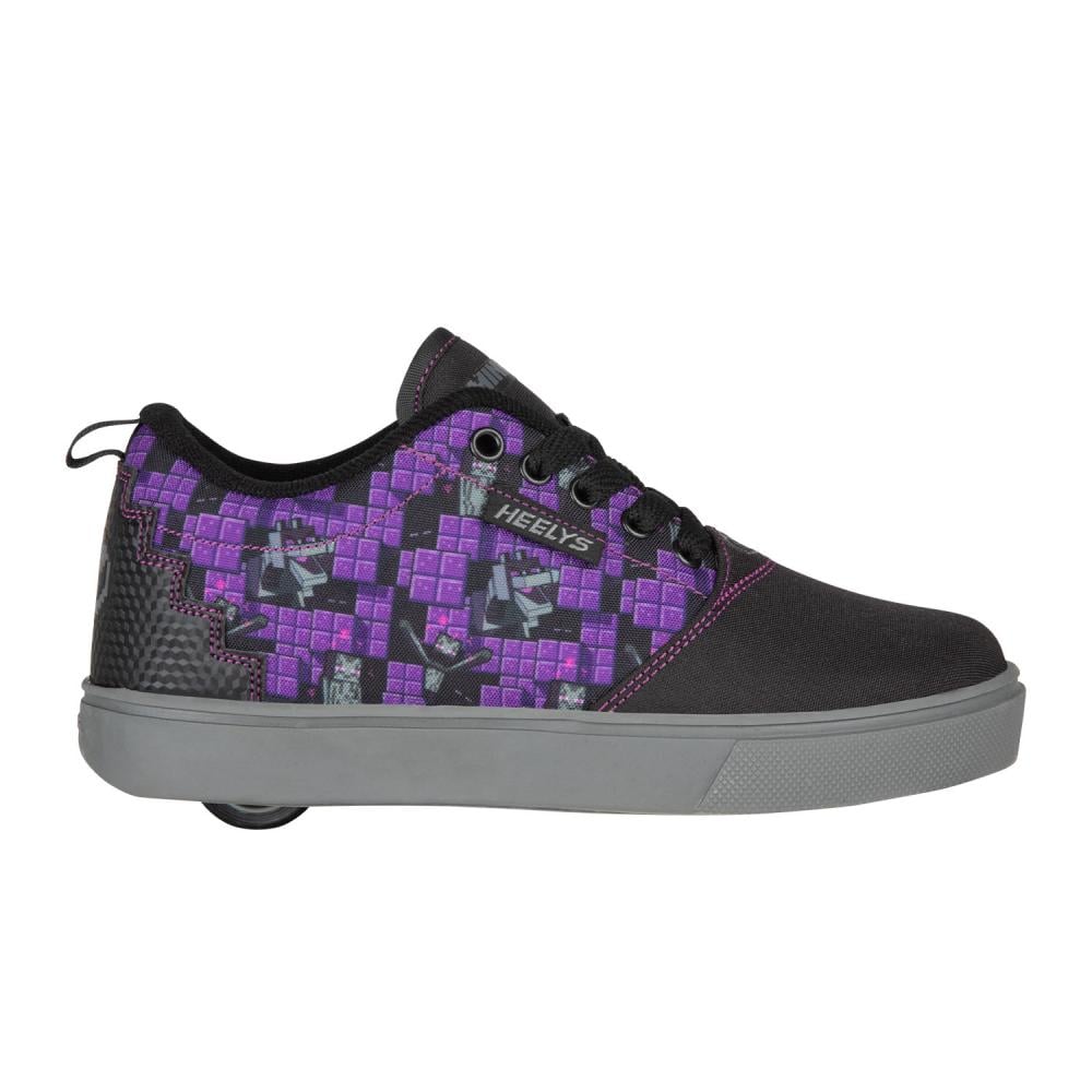 Heelys x Minecraft Pro 20 Wheeled Trainers - Black/Purple