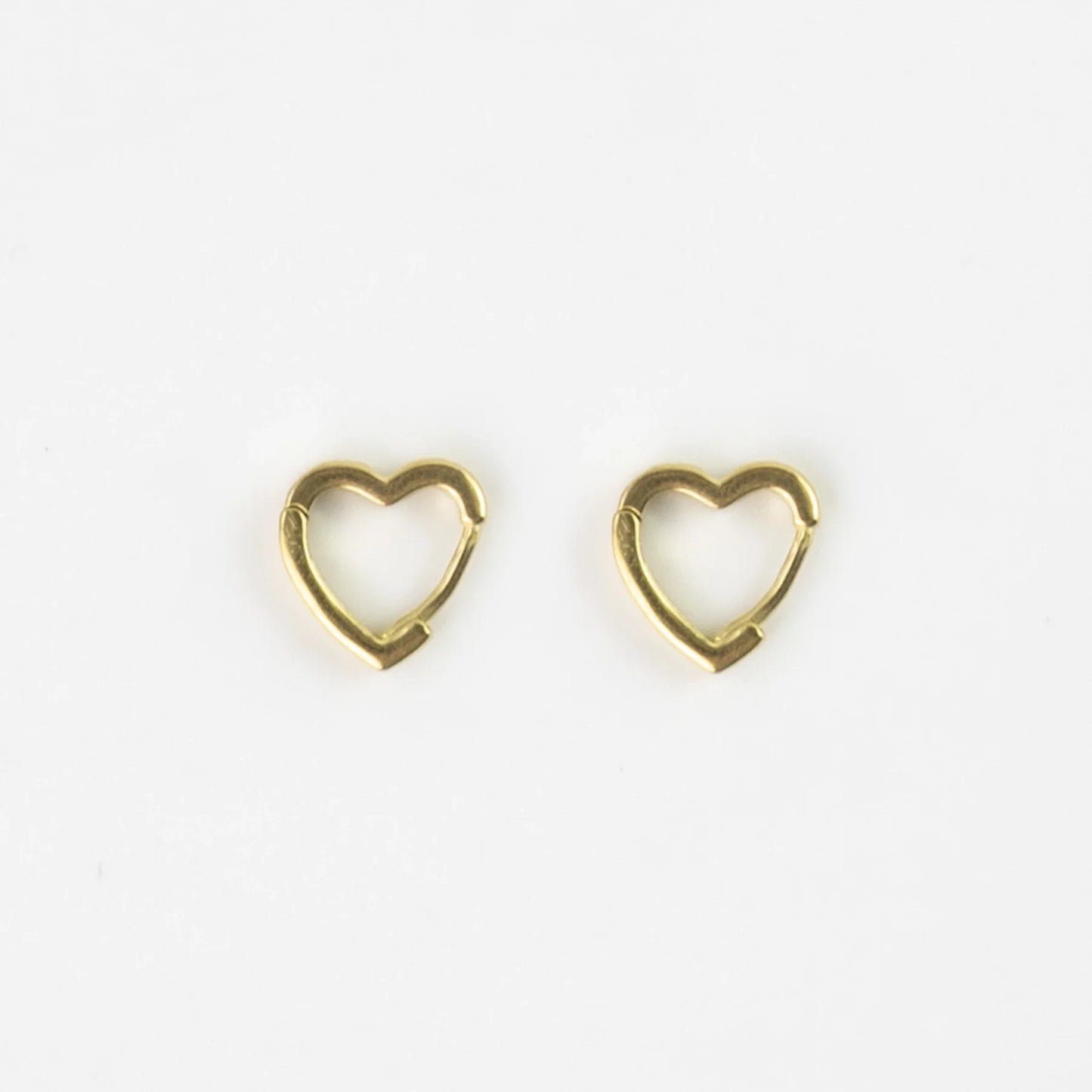 Pineapple Island Heart Hoop Earrings