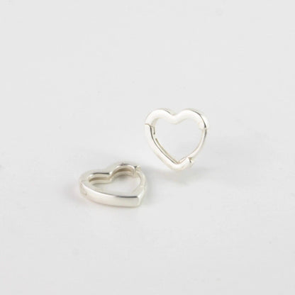 Pineapple Island Heart Hoop Earrings