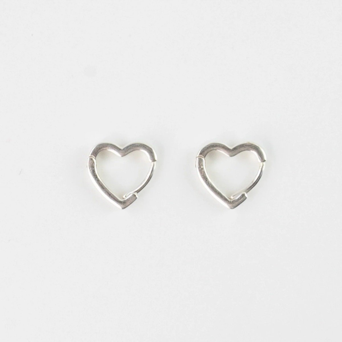 Pineapple Island Heart Hoop Earrings