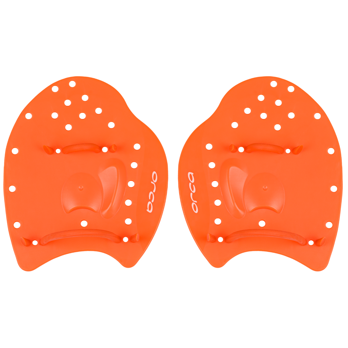 Orca Flat Swimming Paddle - Hi Vis Orange
