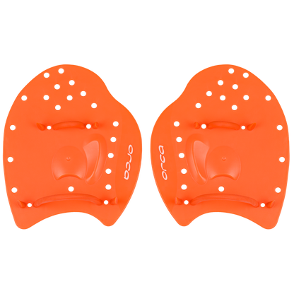 Orca Flat Swimming Paddle - Hi Vis Orange