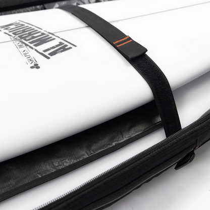 Ocean & Earth Hypa 10mm Fish / Short Wheeled 4 Board Bag - Black