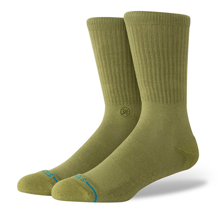 Stance Icon Crew Socks - Olive