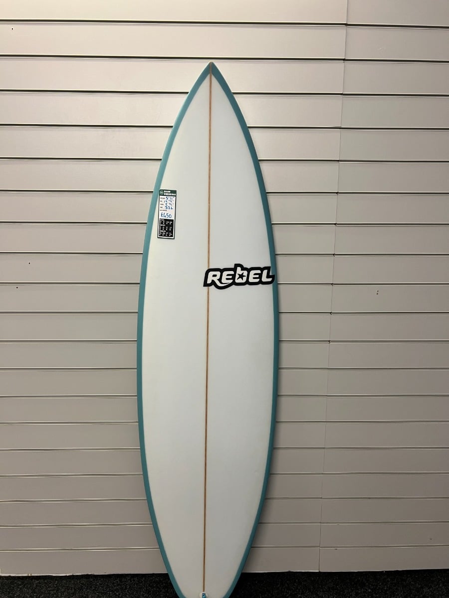 Rebel AP1000 Squash Tail 5ft11 Shortboard - CUSTOM