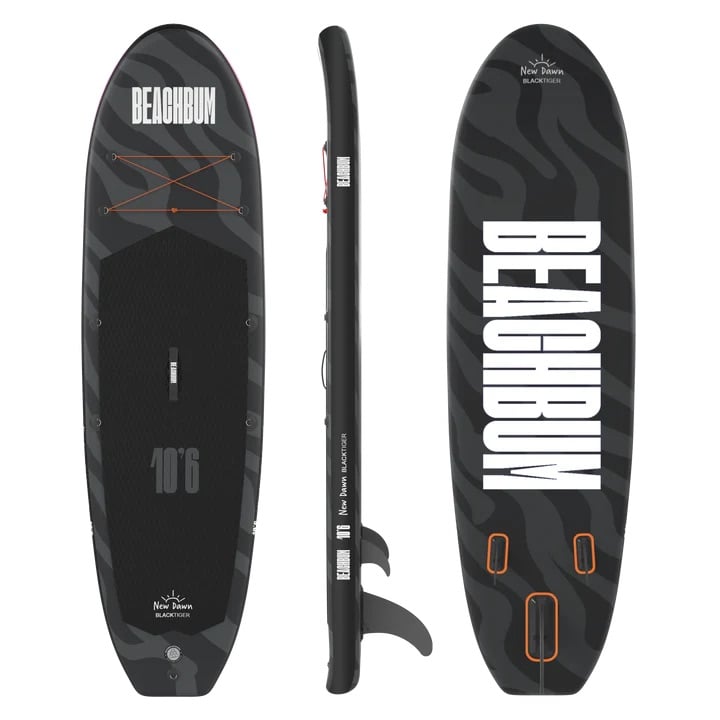 Beachbum New Dawn Complete SUP Package - Black Tiger