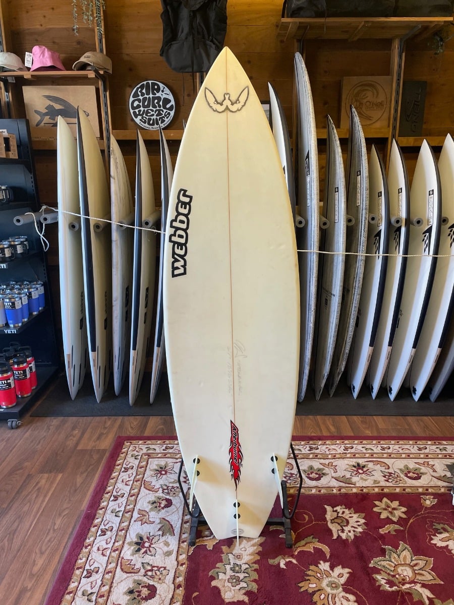 Webber Afterburner PU - 6ft 1 - FCS 1 - Comes With Fins & Bag - SECONDHAND BOARD