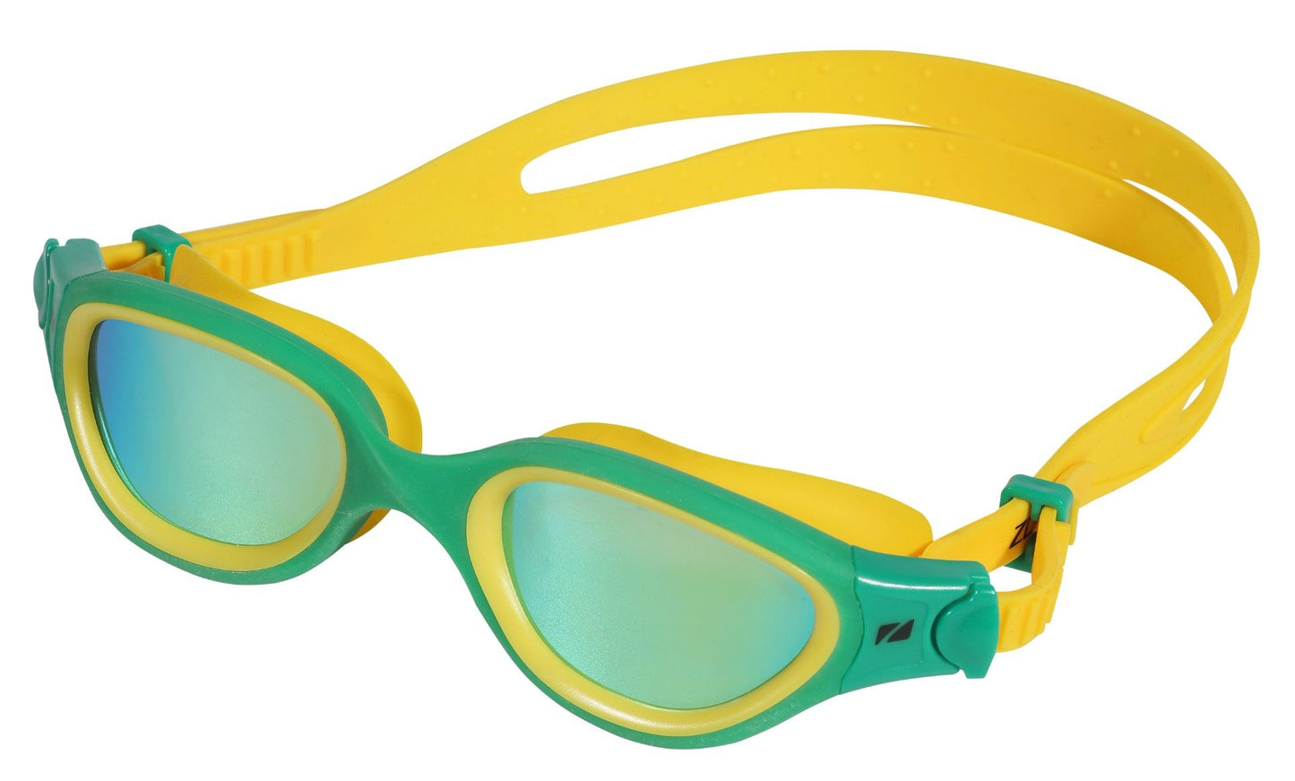 Zone3 Venator-X Polarising Revo Gold Lense Swim Goggles 2021 - Green/Yellow
