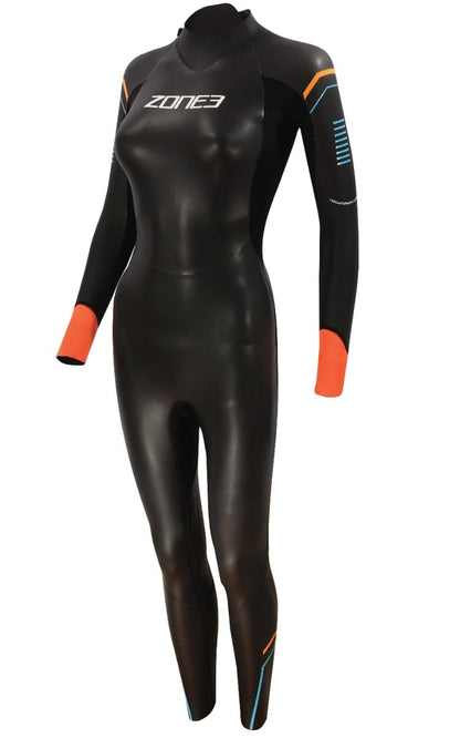 Zone3 Aspect Womens 'Breaststroke' Wetsuit - Black - Front