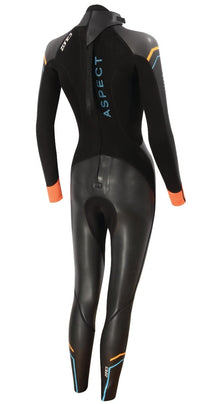 Zone3 Aspect Womens 'Breaststroke' Wetsuit  - Black - Back