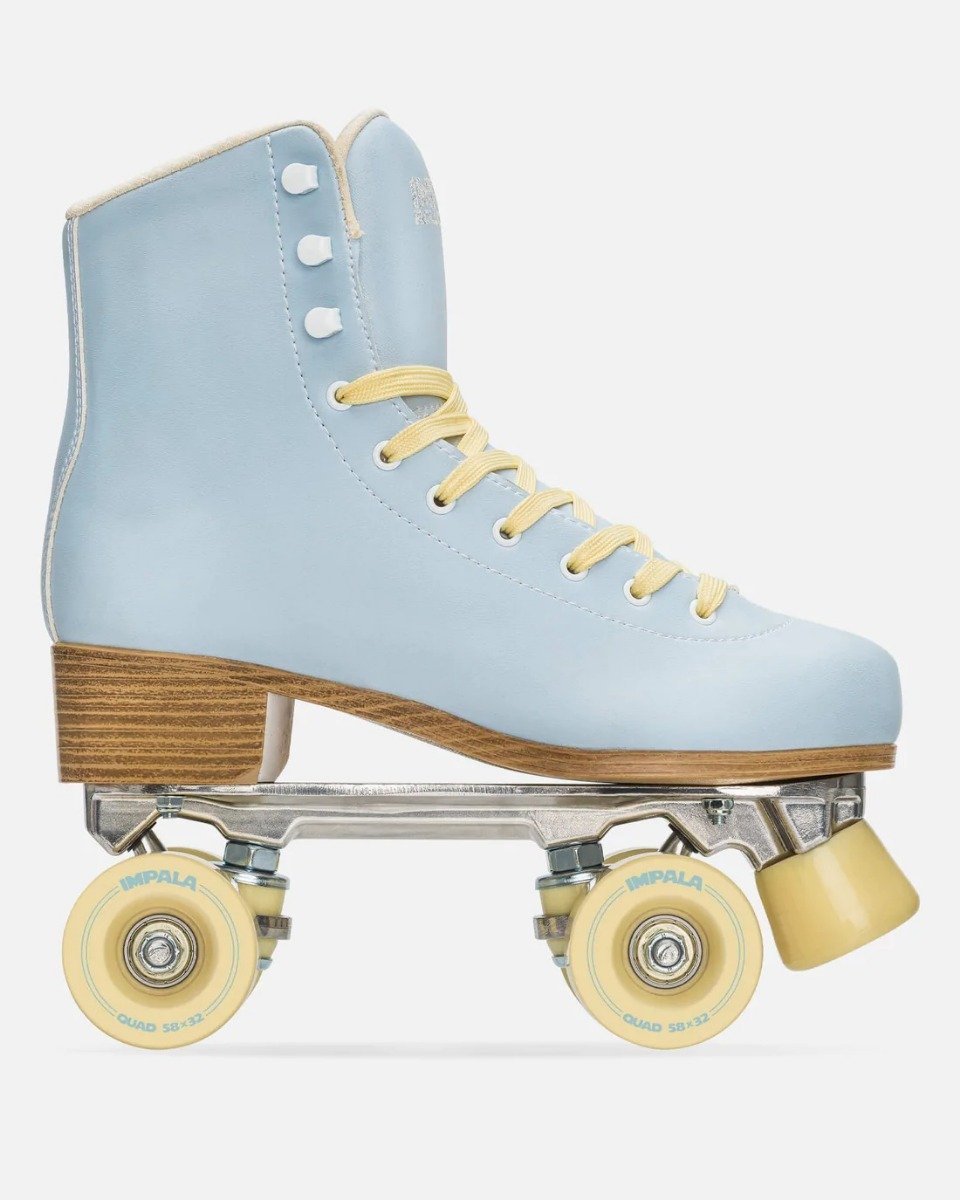 Impala Quad Women's Roller Skates - Sky Blue/Yellow