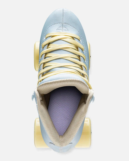 Impala Quad Women's Roller Skates - Sky Blue/Yellow