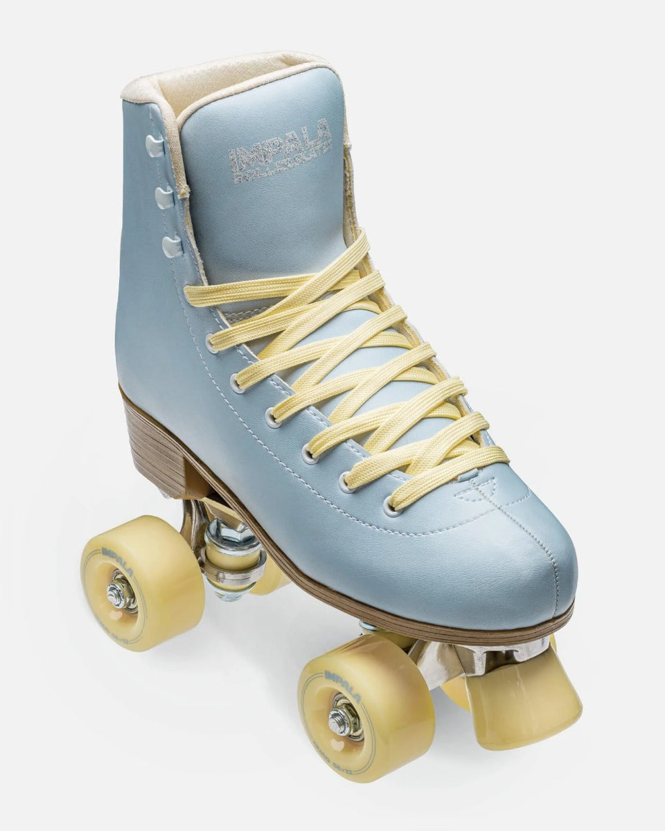 Impala Quad Women's Roller Skates - Sky Blue/Yellow