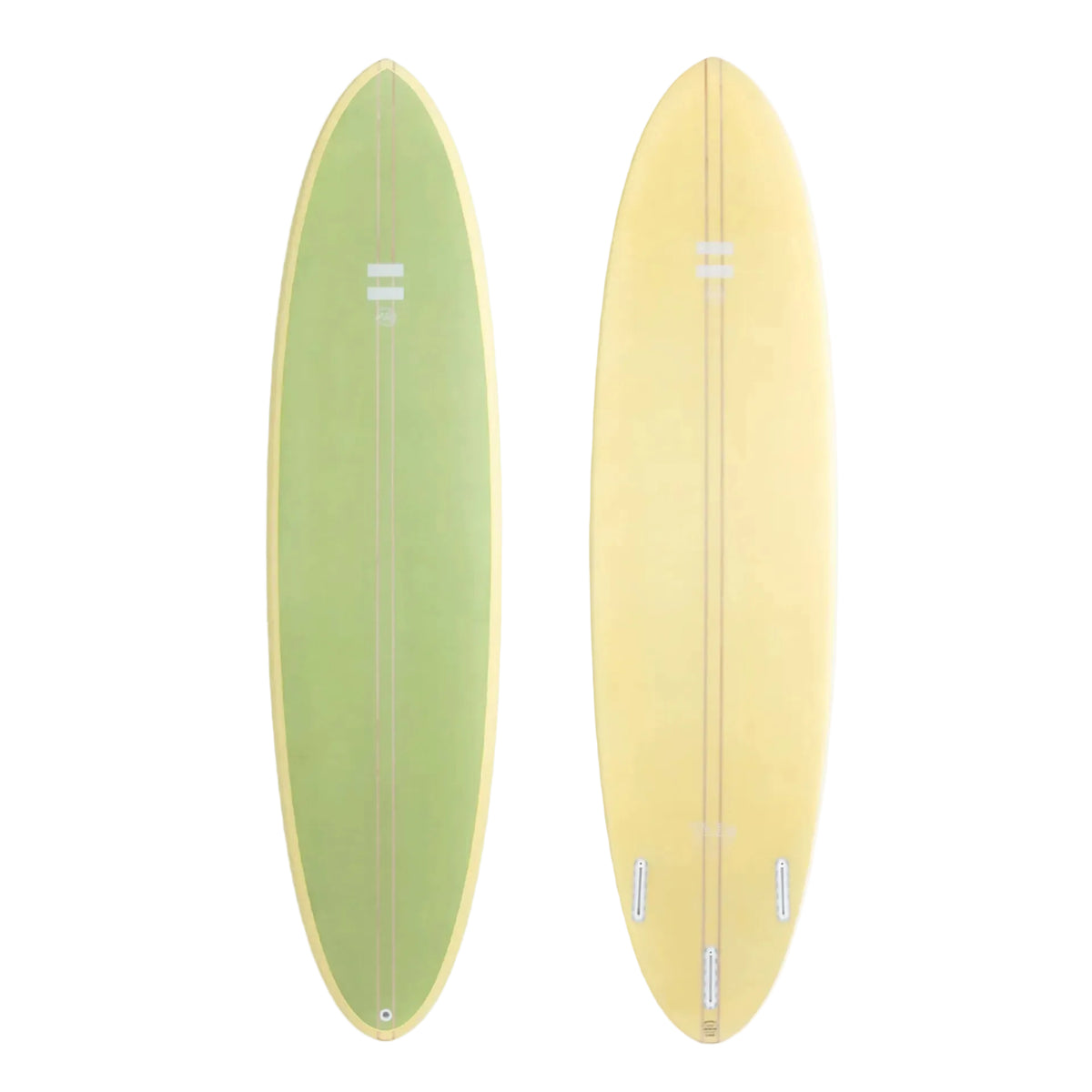 Indio Endurance The Egg Surfboard in Cream Olive
