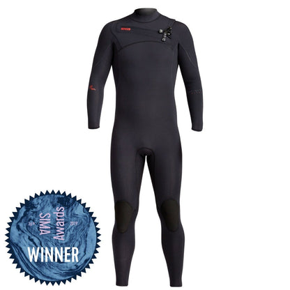 Xcel Infiniti 4/3mm Mens Chest Zip Wetsuit - Black