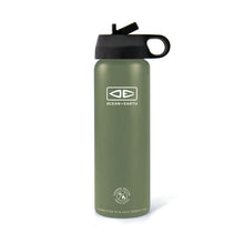 Ocean and Earth 750ml Insulated Flip Lid Flask - Olive - Full View