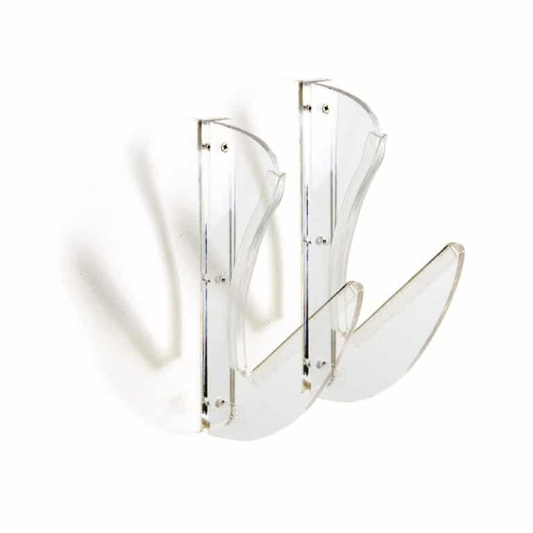 Ocean and Earth Invisible Surfboard Wall Display Mount Horizontal Rack 2021 – Clear - Full View