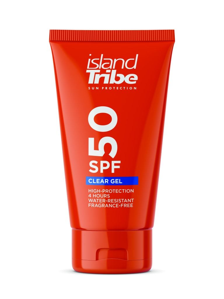 Island Tribe 50ml SPF 50 Clear Gel Sunscreen 1