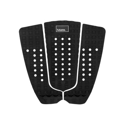 Futures Jordy 3-Piece Tail Pad Traction - Black/White