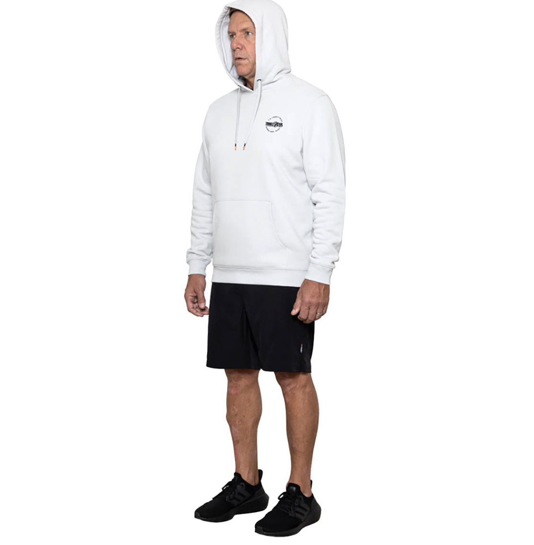 JS Baron Mid Weight Mens Fleece Hoody - Ozone Grey