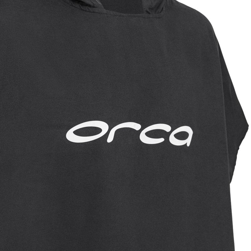 Orca Poncho Changing Towel Robe - Black