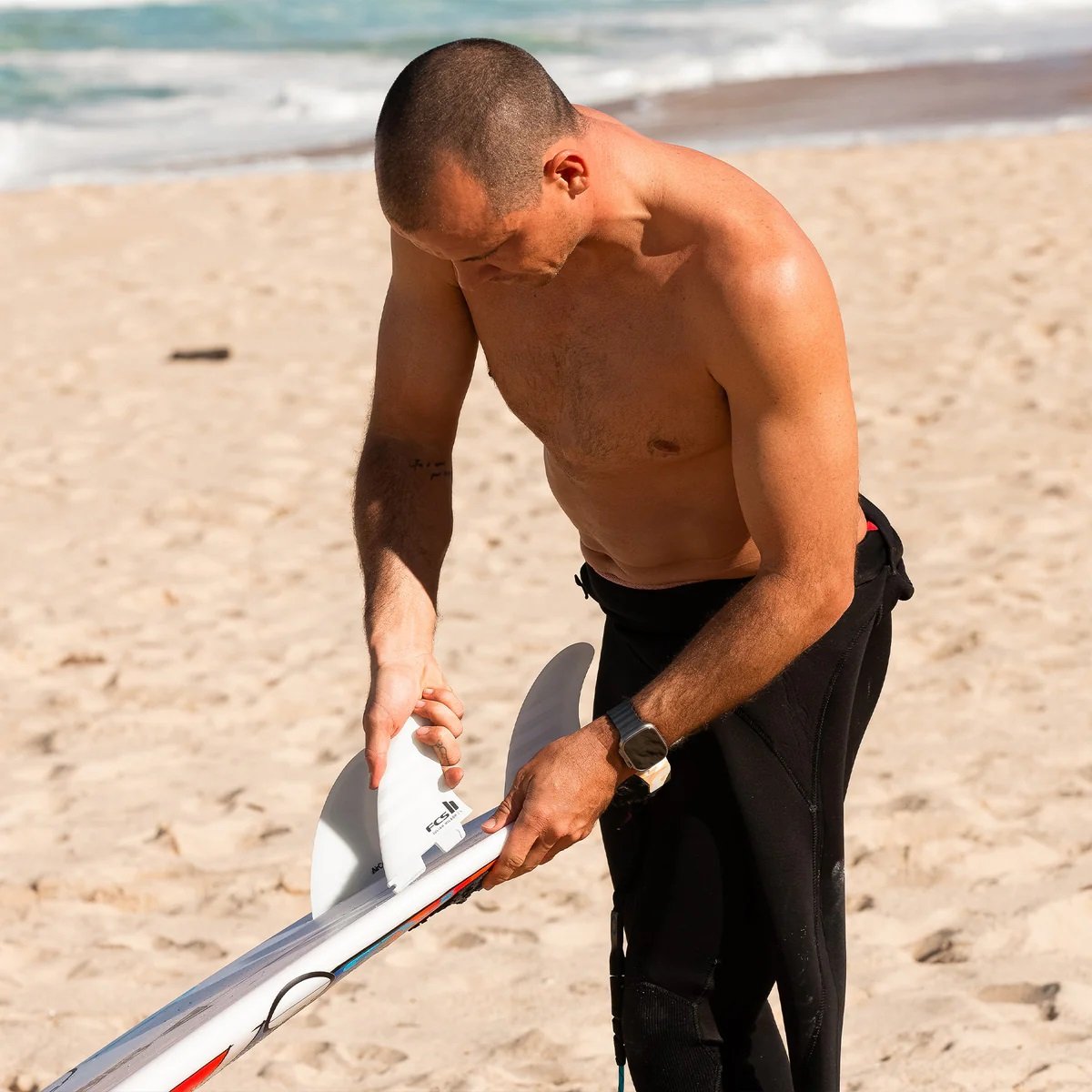 FCS II Julian Wilson PC Thruster Fins - White