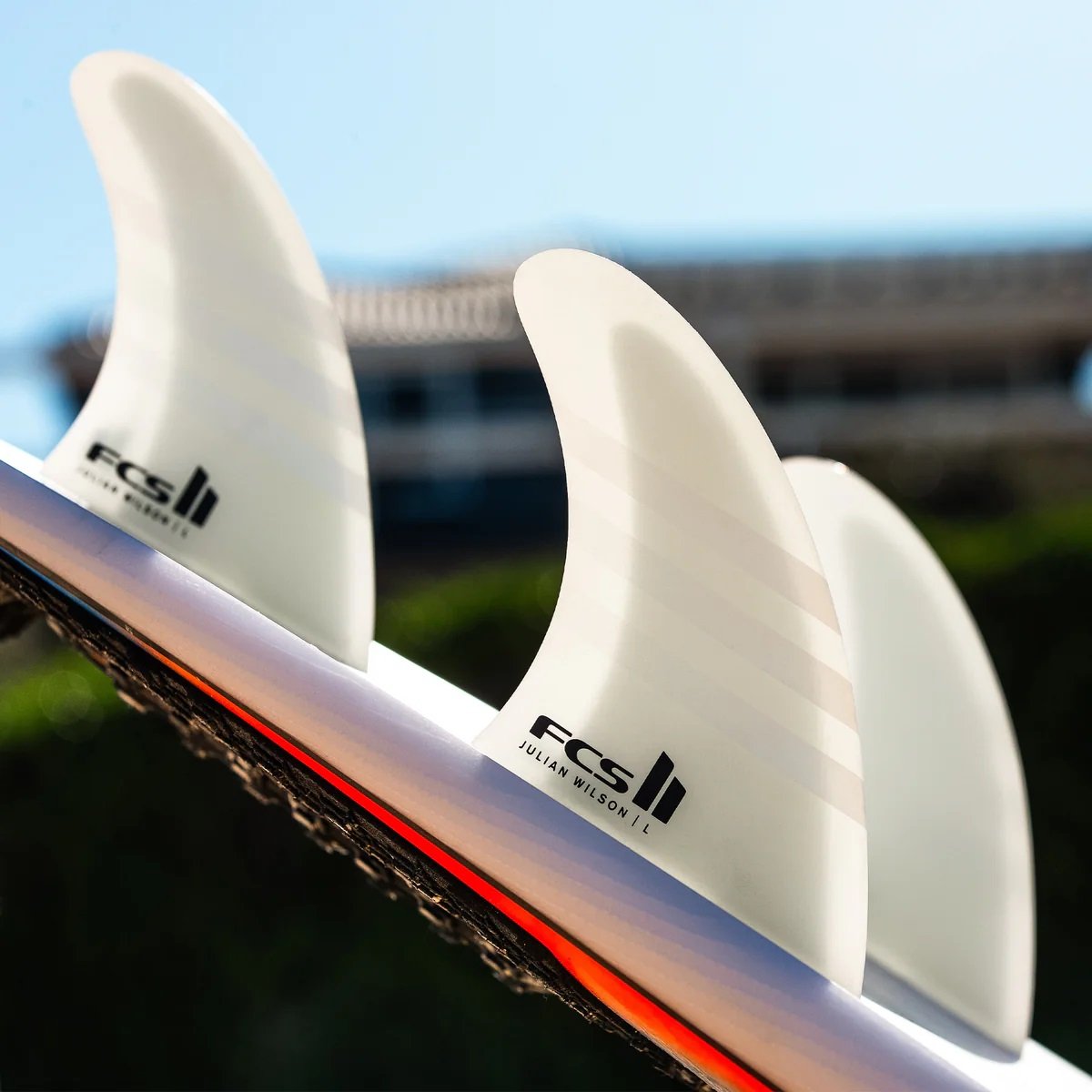FCS II Julian Wilson PC Thruster Fins - White