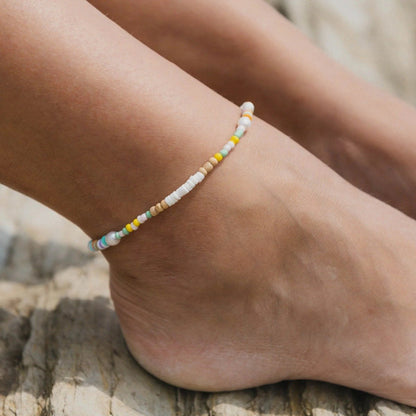 Pineapple Island Mentawai Islands Surfer Pearl Anklet