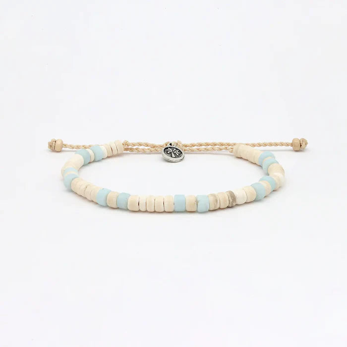 Pineapple Island Frosted Bead Bracelet
