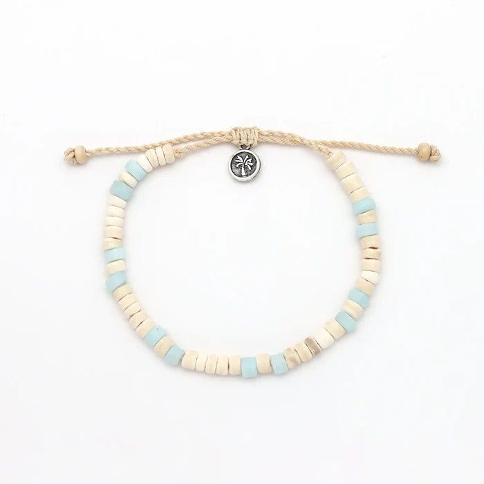 Pineapple Island Frosted Bead Bracelet