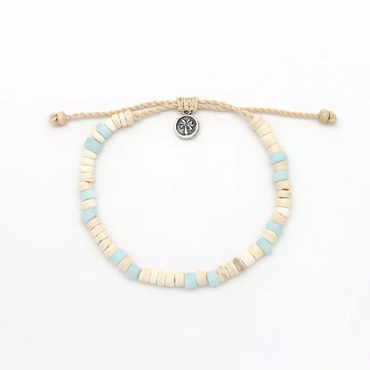 Pineapple Island Frosted Bead Bracelet