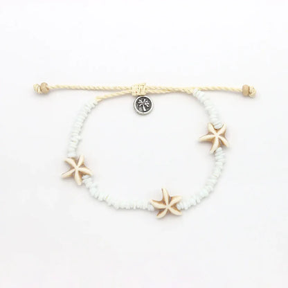 Pineapple Island Starfish Charm Bracelet in Blue