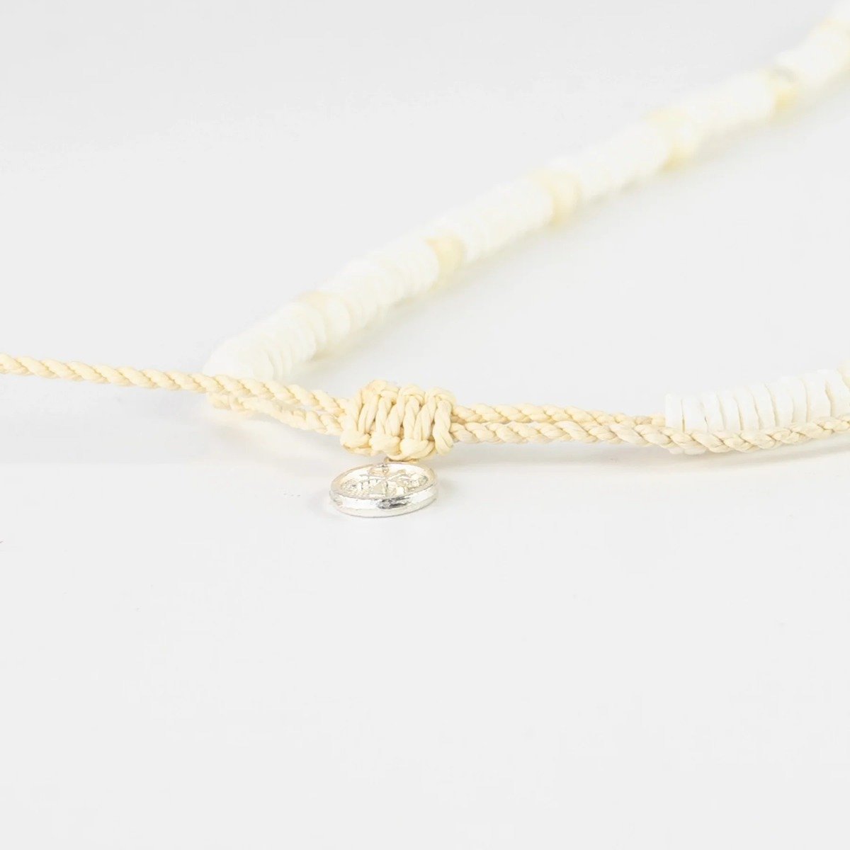 Pineapple Island Madasari Beach Mother of Pearl Shell Necklace - White