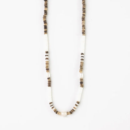 Pineapple Island Kauai Puka Shell &amp; Pearl Necklace