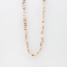 Pineapple Island Dunes Stone Bead Necklace in Pale Blue