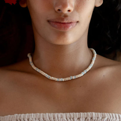 Pineapple Island Adjustable Beaded Choker Necklace