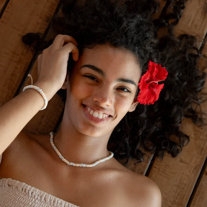 Pineapple Island Adjustable Beaded Choker Necklace