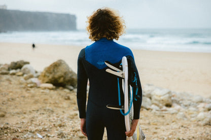 O'Neill Hyperfreak 4/3+mm Youth Chest Zip Wetsuit 2025 - Dark Orion / Deep Sea / Copenblue