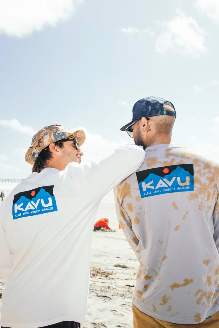 Kavu LS Etch Art Men's T-Shirt - Off White