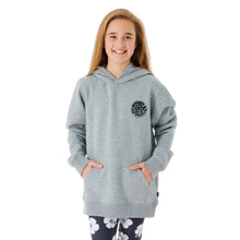 Rip Curl Wetsuit Icon Kids Hooded Fleece - Grey Marle