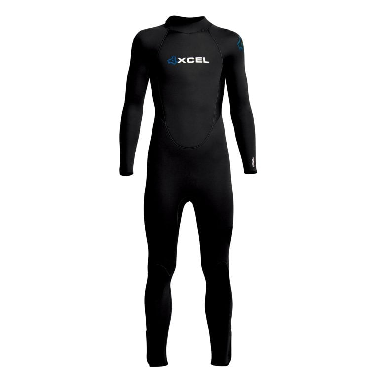 Xcel Icon X 5/4mm Youth Winter Wetsuit - Black - Front