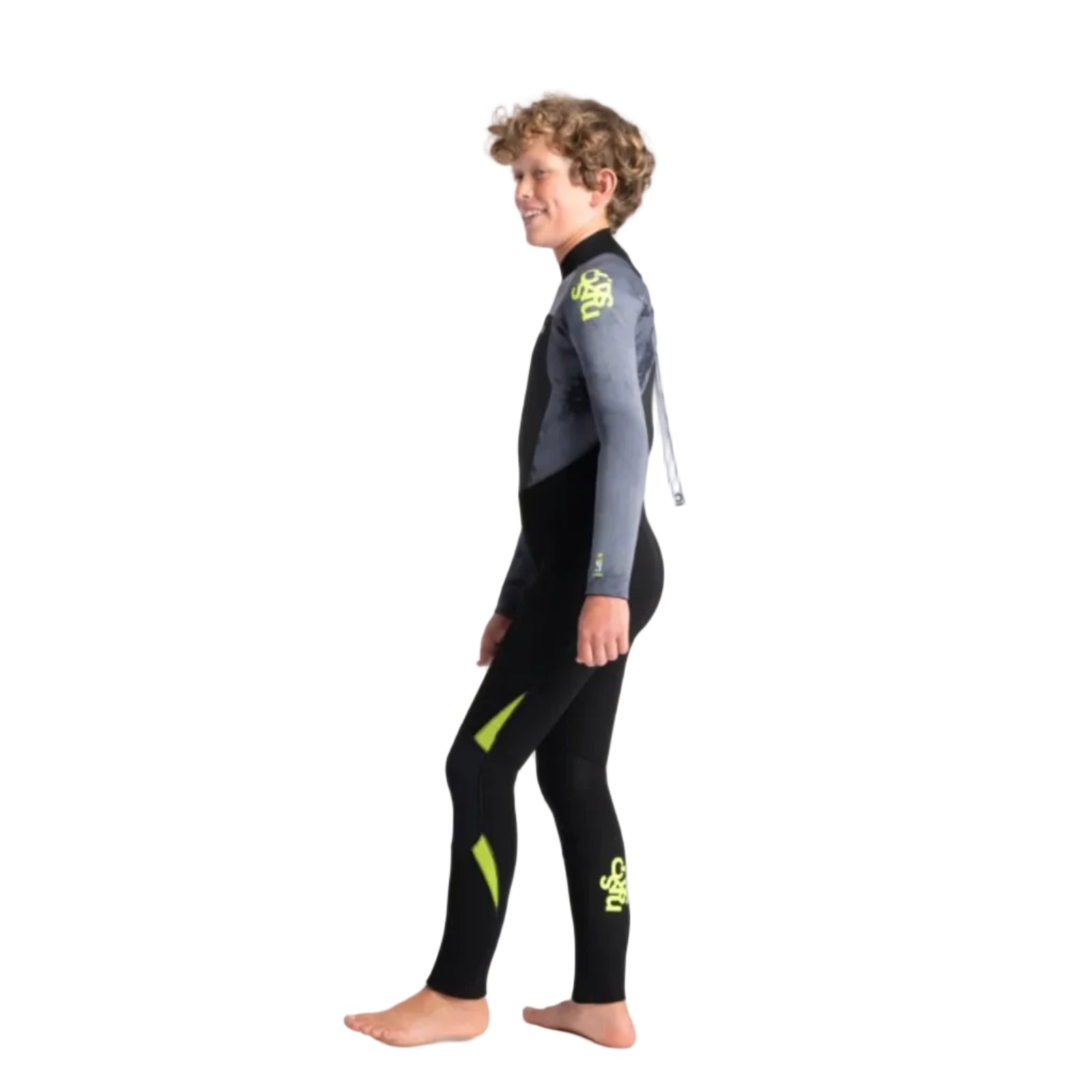 C-Skins Legend 5/4/3mm Junior Back Zip Wetsuit - Black/Tie Dye