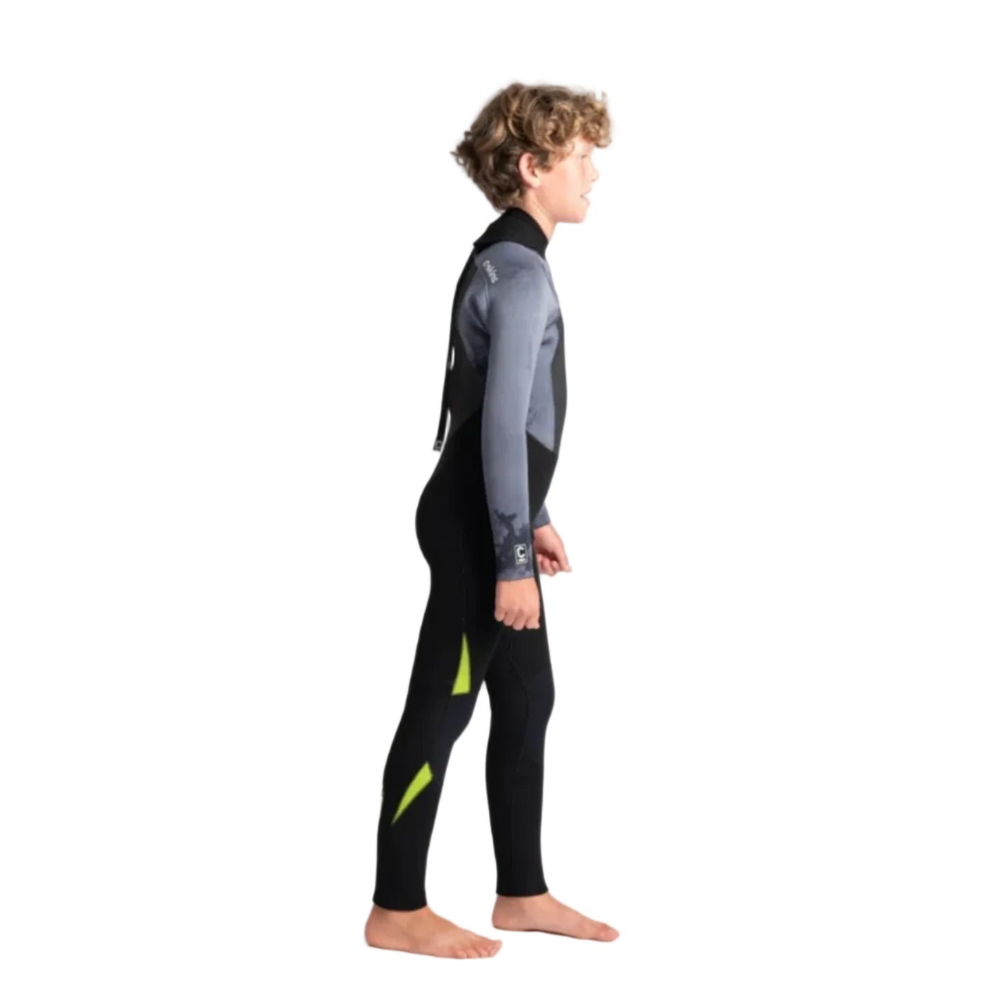 C-Skins Legend 5/4/3mm Junior Back Zip Wetsuit - Black/Tie Dye