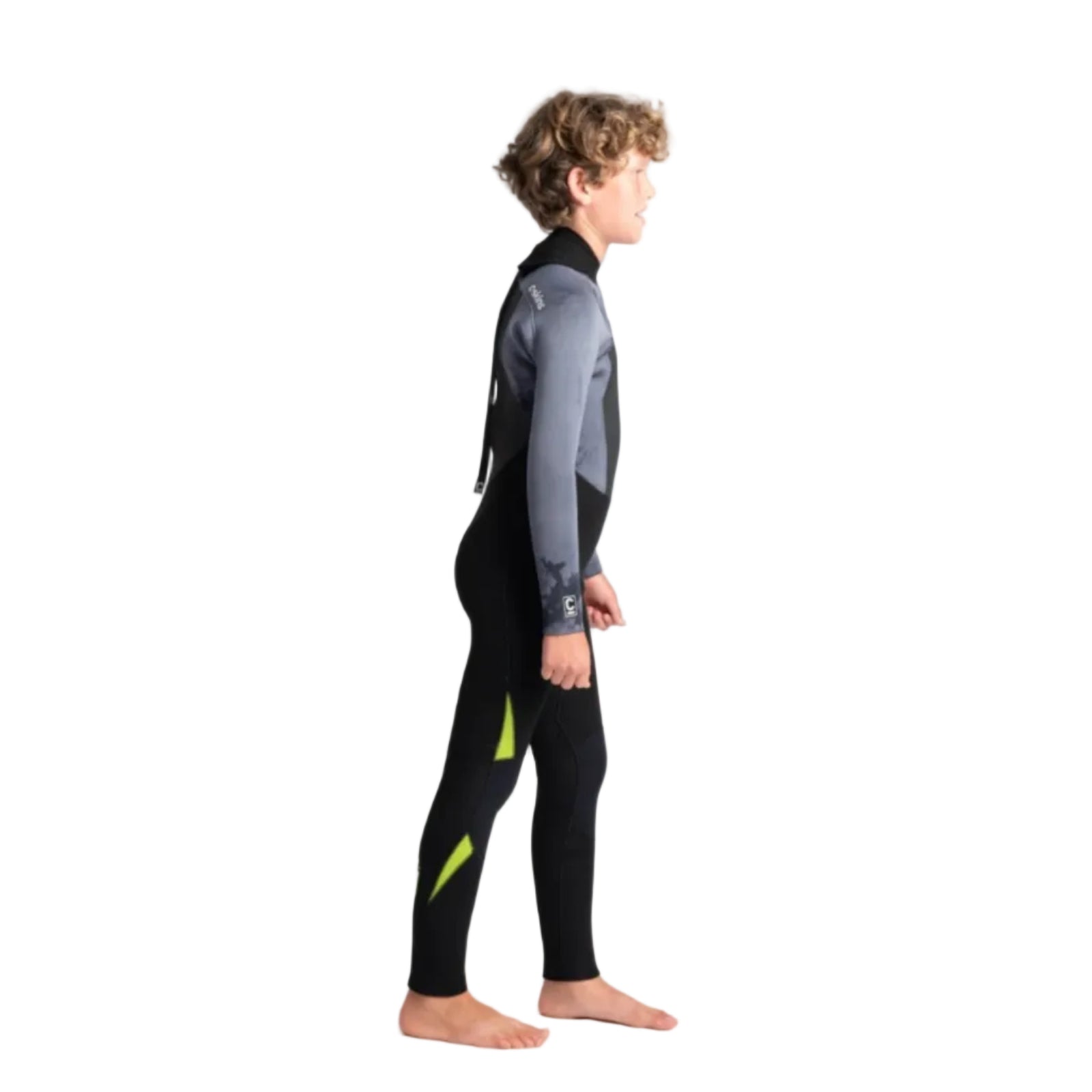 C-Skins Legend 5/4/3mm Junior Back Zip Wetsuit - Black/Tie Dye